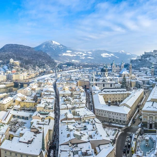 Salzburg's Old Town in Winter | © Tourismus Salzburg GmbH